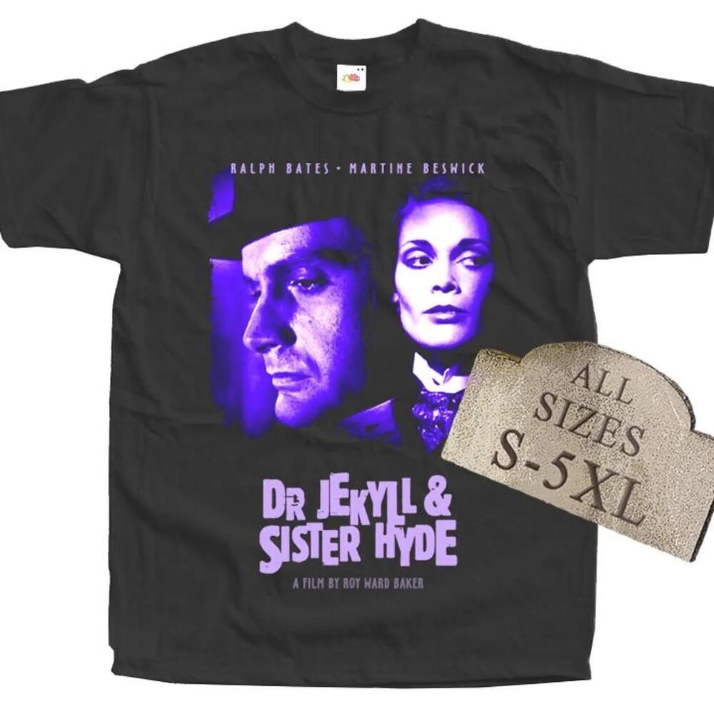 Dr Jekyll And Sister Hyde V4 Horror Movie Poster T Shirt Black Horror
